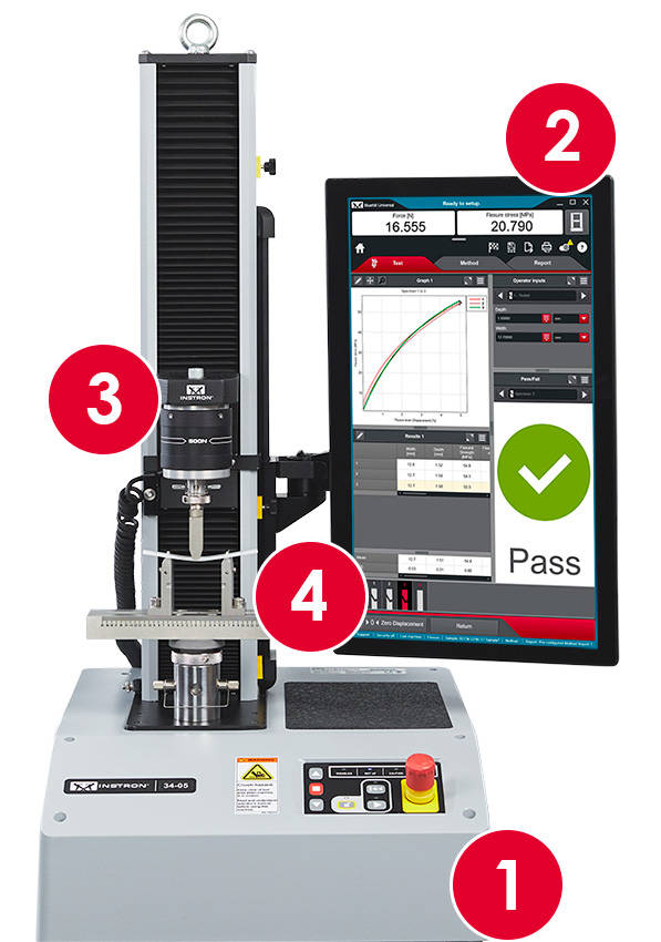 ASTM D790に準じた試験の設定